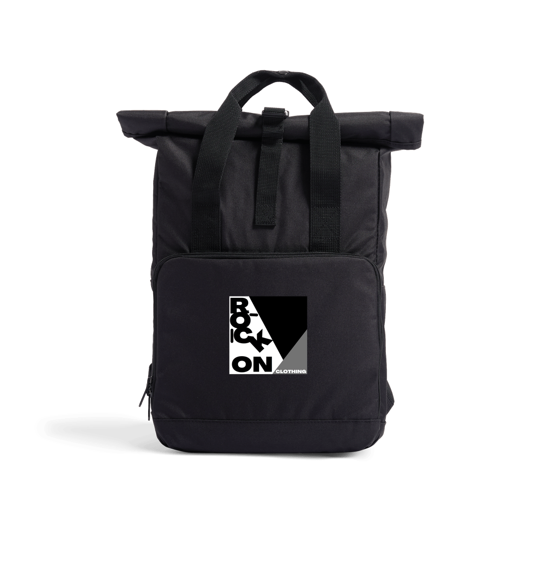 Black Recycled backpack